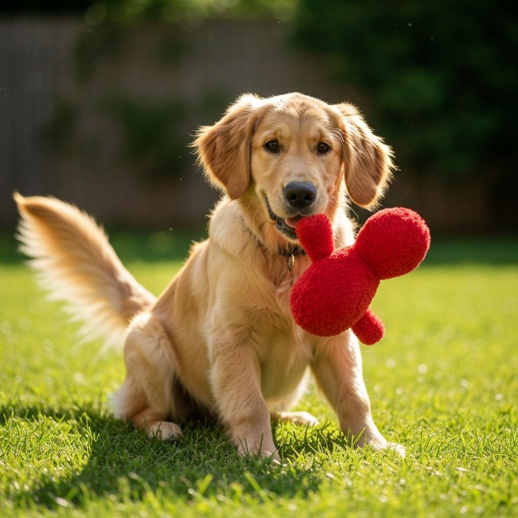 Happy calm dog